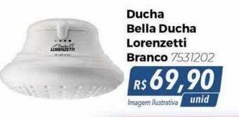 Hiper Moreira Ducha bella ducha lorenzetti branco oferta