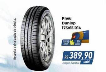 Hiper Moreira Pneu dunlop 175-65 r14 oferta