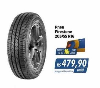Hiper Moreira Pneu firestone 205-55 r16 oferta