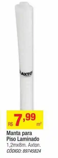 Manta para piso laminado axton