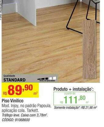 Piso vinílico mod. injoy tarkett