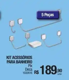 Kit acessórios para banheiro