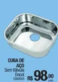 Milium Cuba de aço sem válvula docol oferta