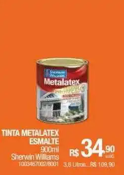 Tinta metalatex esmalte sherwin williams