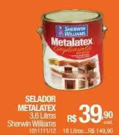 Milium Selador metalatex sherwin williams oferta