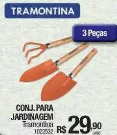 Milium Conj. para jardinagem tramontina oferta