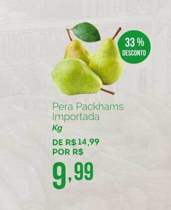 Oba Hortifruti Pera packhams importada 33% desconto oferta