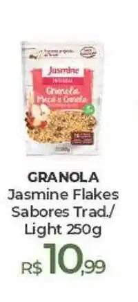 Granola jasmine flakes sabores trad light