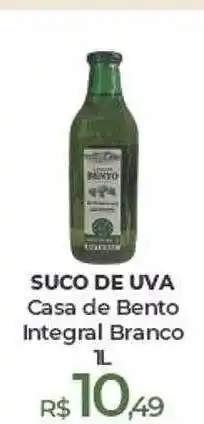 Peg Pese Suco de uva casa de bento integral branco oferta