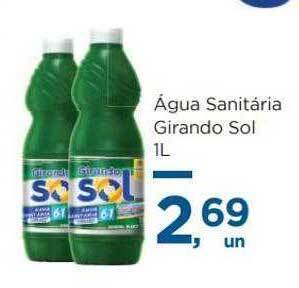 Super São Luiz Água sanitária girando sol oferta
