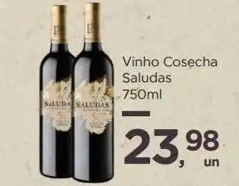 Vinho cosecha saludas