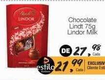 Supermercado Dalben Chocolate lindt lindor milk oferta