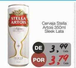 Supermercado Dalben Cerveja stella artois sleek lata oferta