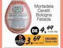 Supermercado Dalben Mortadela ceratti bologna fatiada oferta