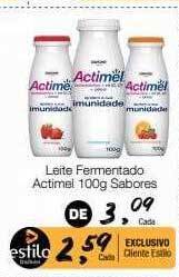 Supermercado Dalben Leite fermentado actimel sabores oferta