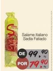 Supermercado Dalben Salame italiano sadia fatiado oferta
