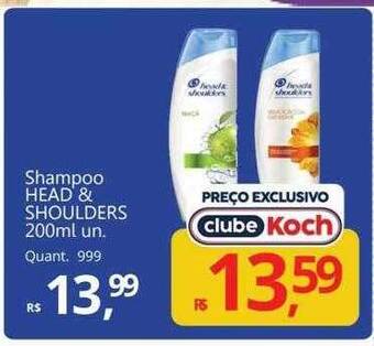 Supermercados Koch Shampoo head & shoulders oferta