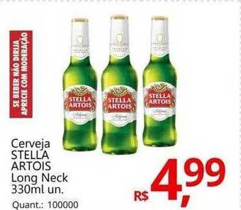 Supermercados Koch Cerveja stella artois long neck oferta