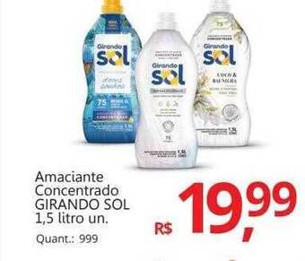 Supermercados Koch Amaciante concentrado girando sol oferta