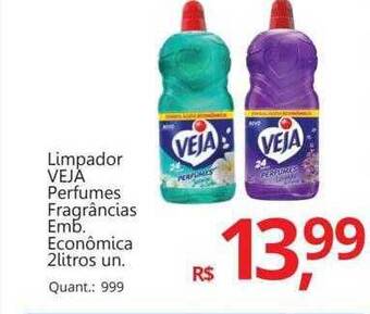 Supermercados Koch Limpador veja perfumes fragrâncias emb. econômica oferta