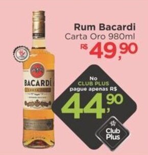 Rum Bacardi 980ml