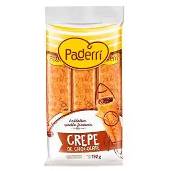 Doce paderri crepe chocolate 192g