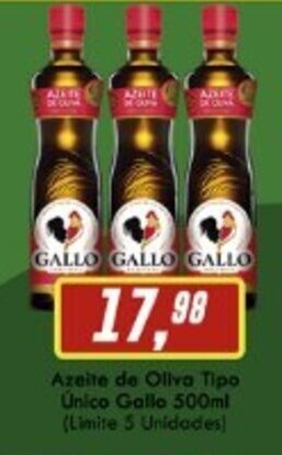 Floresta Supermercados Azeite de Oliva Tipo Unico Gallo 500ml oferta