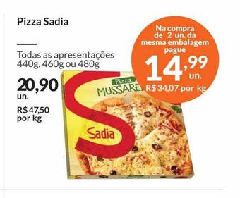 Zaffari Pizza sadia oferta