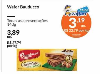Zaffari Wafer bauducco oferta