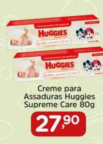 Confiança Supermercados Creme para assaduras huggies supreme care oferta