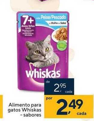 Coop Alimento para gatos whiskas sabores oferta