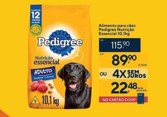 Coop Alimento para cães pedigree nutrição essencial oferta