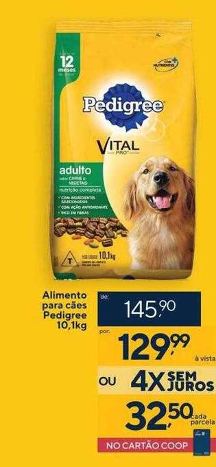 Coop Alimento para cães pedigree oferta