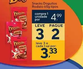 Coop Snacks doguitos rodizio tipos leve 3 pague 2 oferta