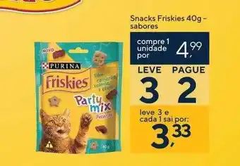 Coop Snacks friskies sabores leve 3 pague 2 oferta