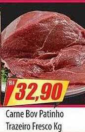 Carne bov patinho trazeiro fresco kg