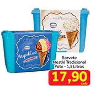 Shibata Supermercados Sorvete nestlé tradicional oferta