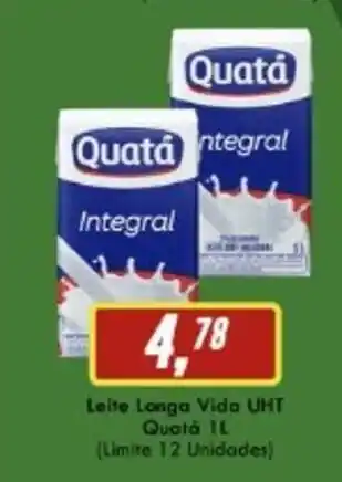 Leite Longa Vida UHT Quata Integral tp 1L