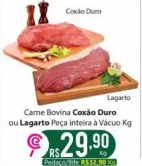 Carne Bovina Coxao Duro ou Lagarto peca Inteira a vacuo 1kg
