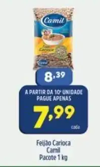 Arena Atacado Feijao Carioca Camil pacote 1kg oferta