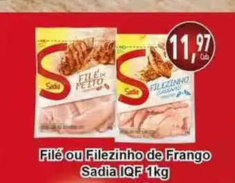 Supermercados Campeão Filé Ou Filezinho De Frango Sadia Iqf 1kg oferta