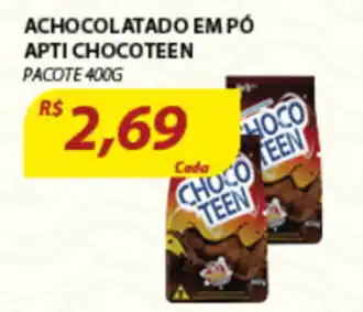 Assaí Atacadista Achocolatado em po Apti Chocoteen 400g oferta