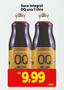 Mercado Extra Suco Integral OQ uva 1L oferta