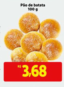 Mercado Extra Pao de Batata 100g oferta