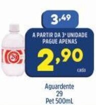 Arena Atacado Aguardente 29 Pet 500ml oferta