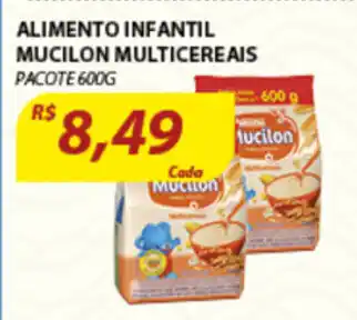 Assaí Atacadista Alimento Infantil Mucilon Multicerais 600g oferta