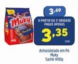 Achocolatado em po Muky sache 400g