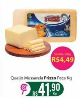 Queijo Mussarela Frizzo peca 1kg