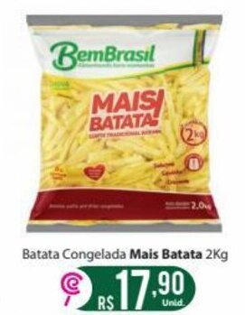 Comercial Esperança Batata Congelada Mais Batata 2kg oferta