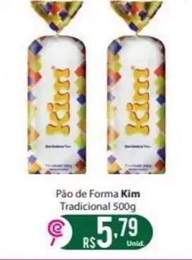 Comercial Esperança Pao de Forma Kim trad. 500g oferta